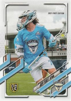 2021 Topps Premier Lacrosse League First Edition #1 Jeff Teat Front